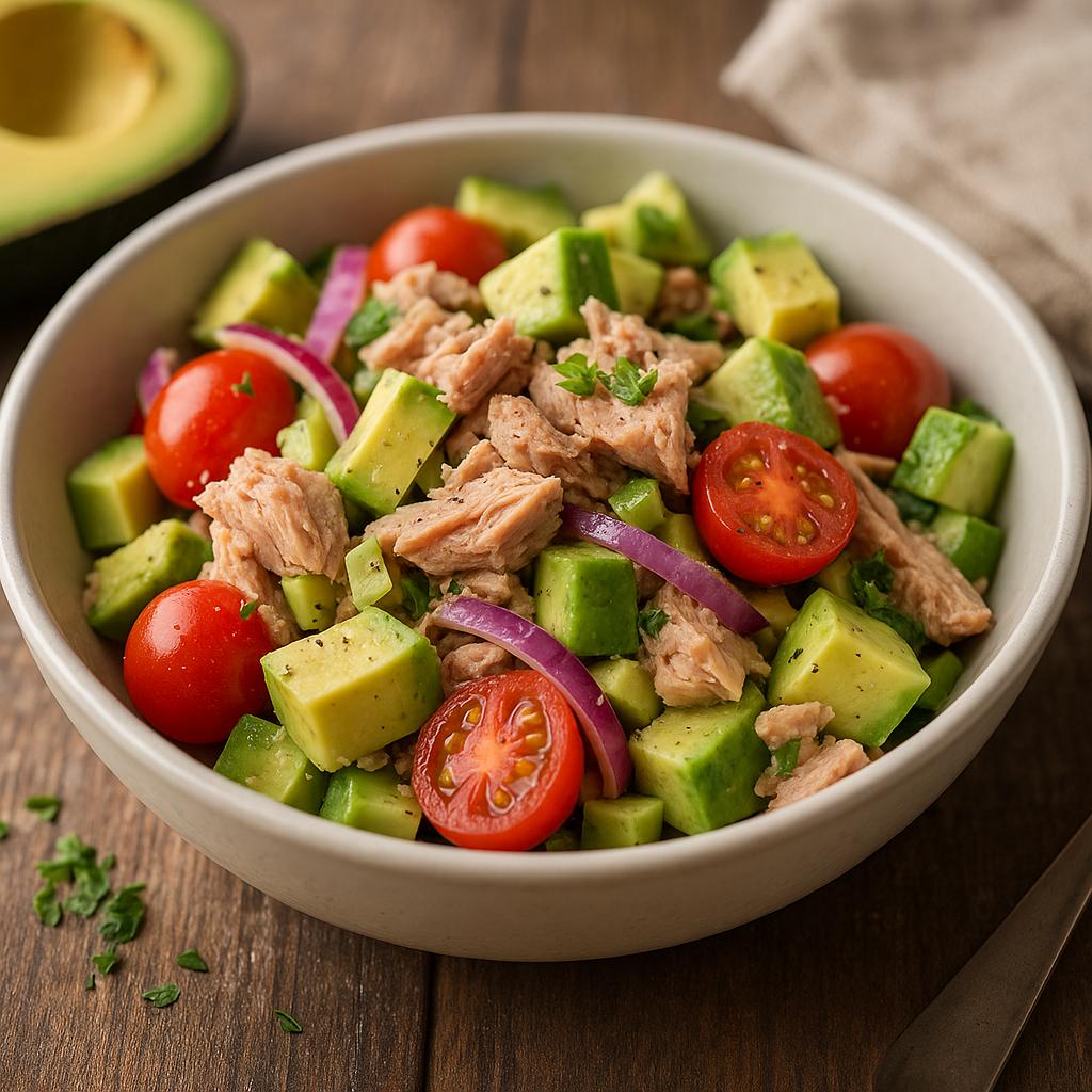 Avokádós tonhalsalátaAvokádós tonhalsaláta