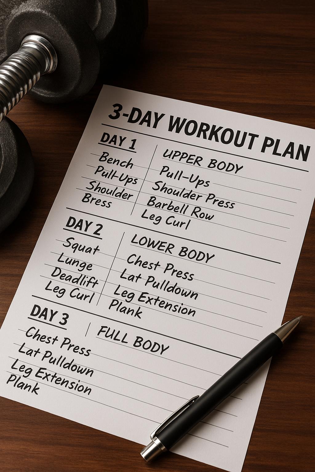 Az elfoglaltak edzésterve